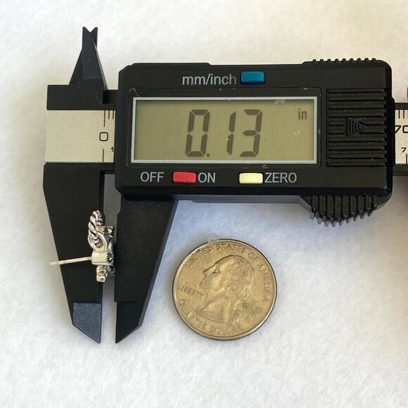 Sterling Silver 925 Oval Purple CZ & Marcasite Rope Accent Dangle Drop Earrings - Picture 16 of 16